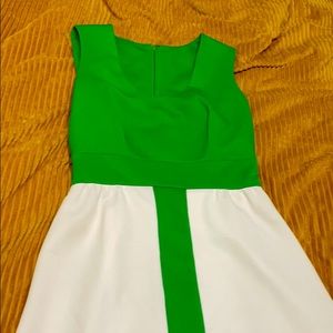 Vintage Green and White dress